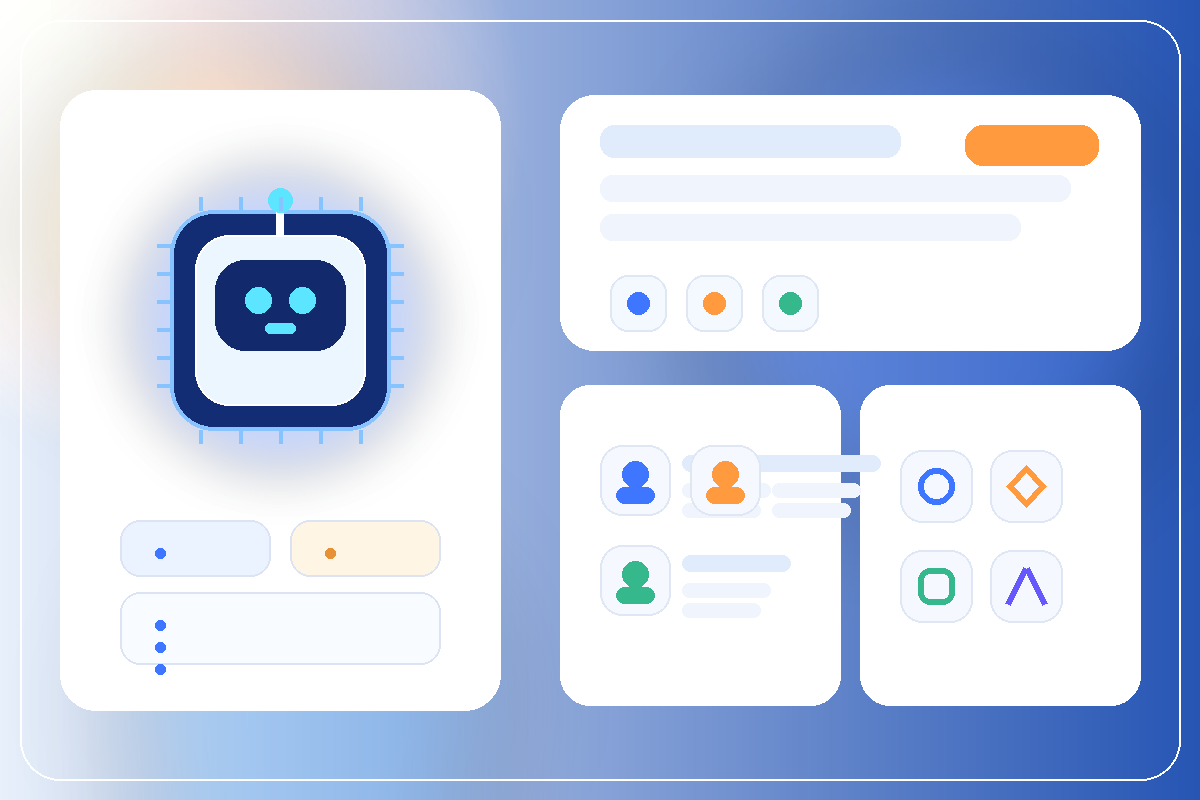 Minh họa tổng quan về AI-24x.com, đội ngũ và đối tác