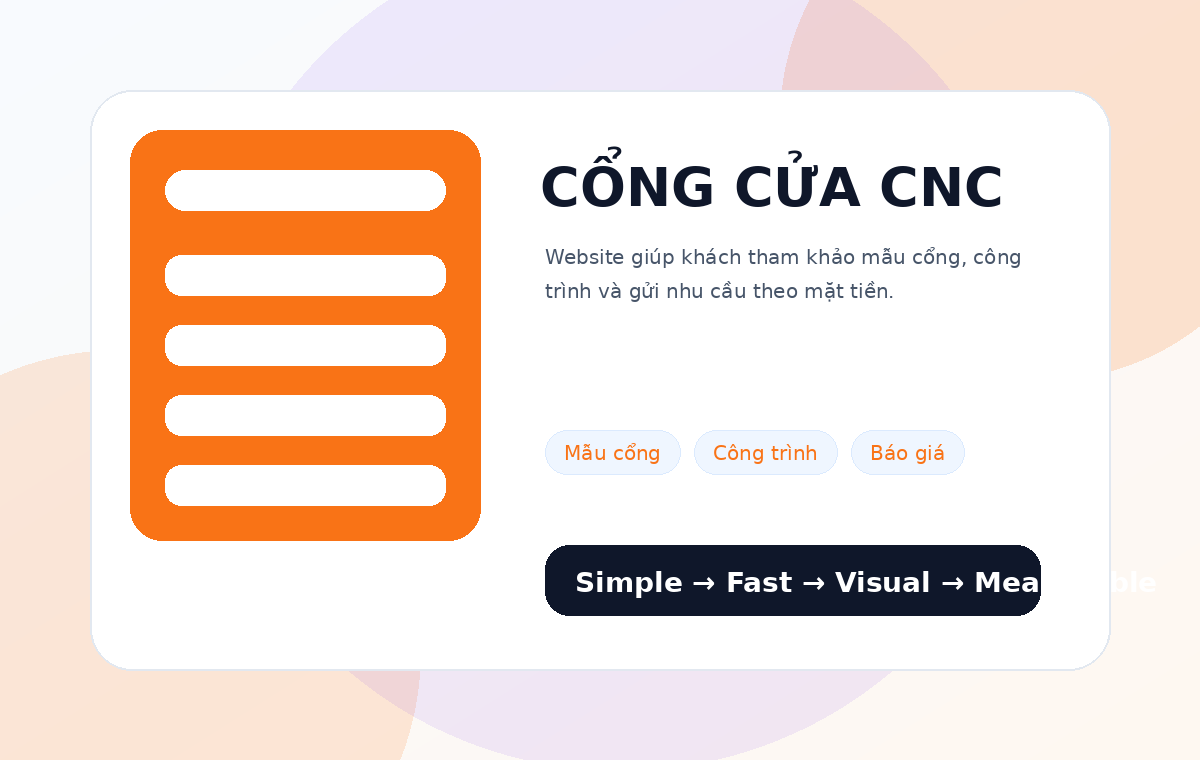 CỔNG CỬA CNC
