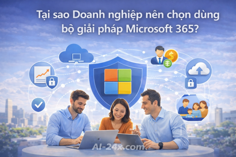 Tại sao doanh nghiep nen dung bo giai phap Microsoft 365