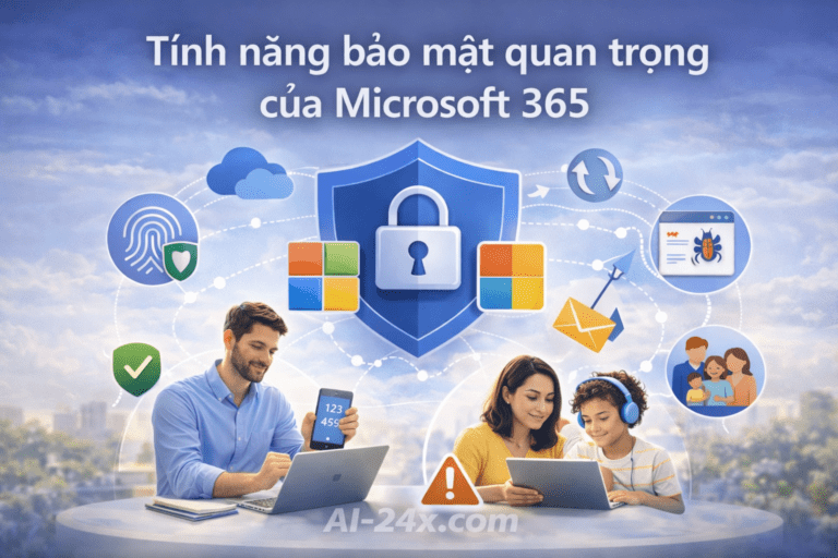 Tinh nang bao mat quan trong cua Microsoft 365